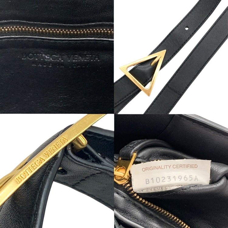 BOTTEGA VENETA ボッテガ・ヴェネタ パデッド カセット ショルダーバッグ ブラック 591970 VCQR1 842