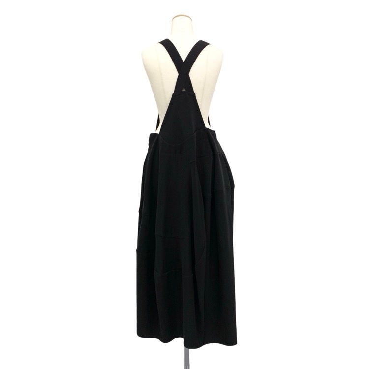 ENFOLD エンフォルド JUMPER-SKIRT ジャンパースカート ワンピース ブラック 36 300HA831-1690