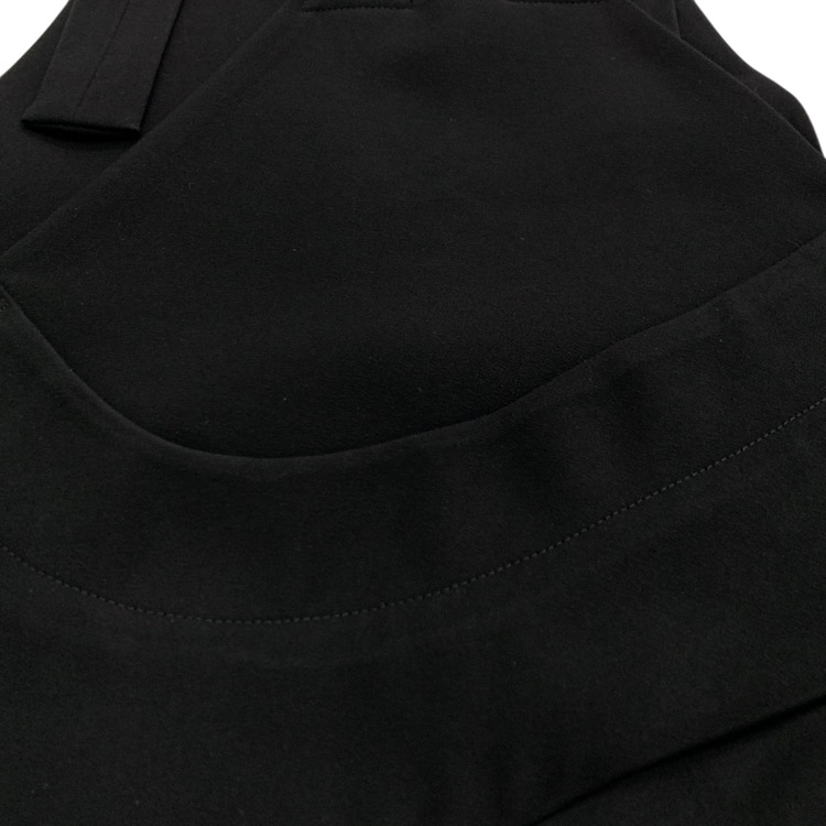 ENFOLD エンフォルド JUMPER-SKIRT ジャンパースカート ワンピース ブラック 36 300HA831-1690