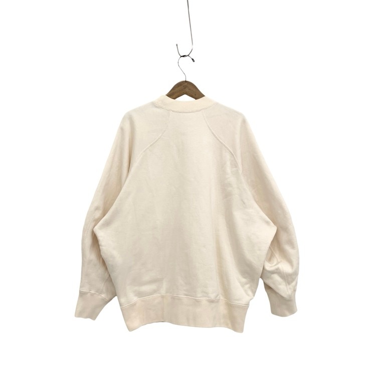 Mame Kurogouchi マメクロゴウチ Oversized Embroidered Sweatshirt コード刺繍オーバーサイズスウェット ホワイト 1 MM21PS-JS707