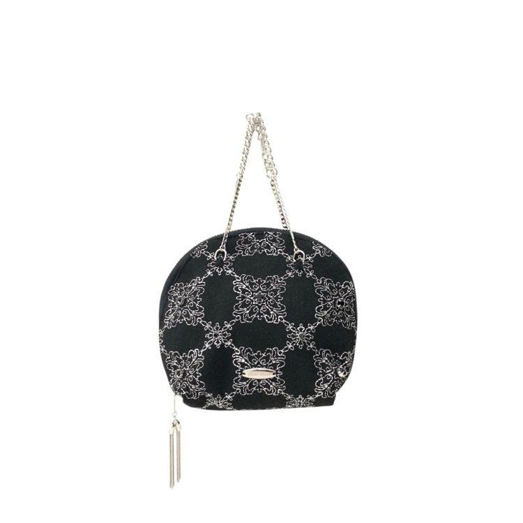 Tanaka Daisuke タナカダイスケ mini palace tiles pouch ミニ パレス タイルズ ポーチ ブラック F TD-26SS-AC25