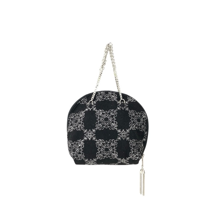 Tanaka Daisuke タナカダイスケ mini palace tiles pouch ミニ パレス タイルズ ポーチ ブラック F TD-26SS-AC25