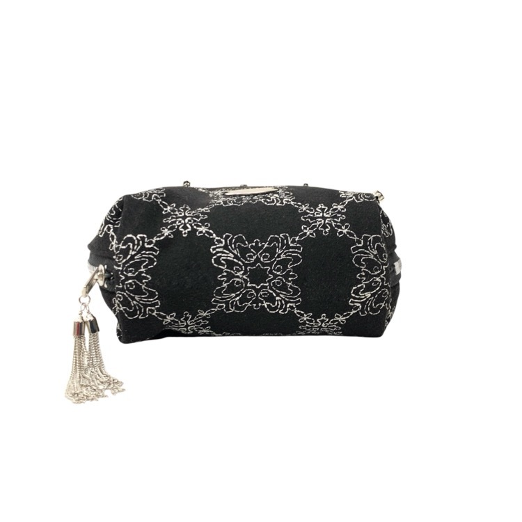 Tanaka Daisuke タナカダイスケ mini palace tiles pouch ミニ パレス タイルズ ポーチ ブラック F TD-26SS-AC25