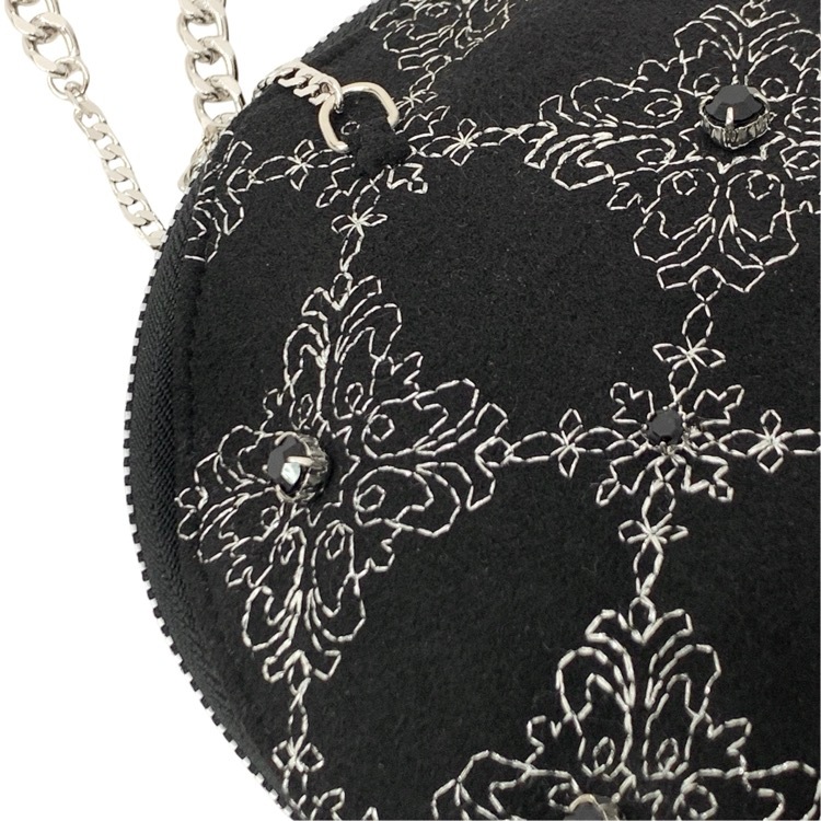 Tanaka Daisuke タナカダイスケ mini palace tiles pouch ミニ パレス タイルズ ポーチ ブラック F TD-26SS-AC25