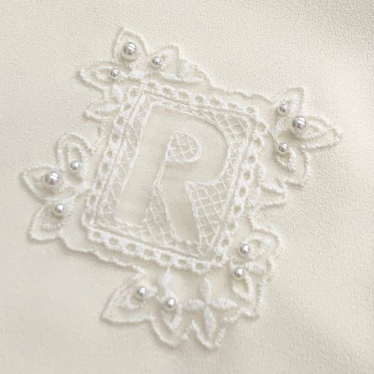 Rene ルネ レースR刺繍 ブラウス ホワイト 38 6531150