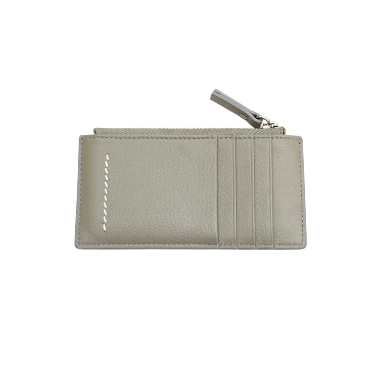 2024AW MM6 Maison Margiela エムエムシックス Numeric Signature ジップカードホルダー グレー SA5UI0011P4344