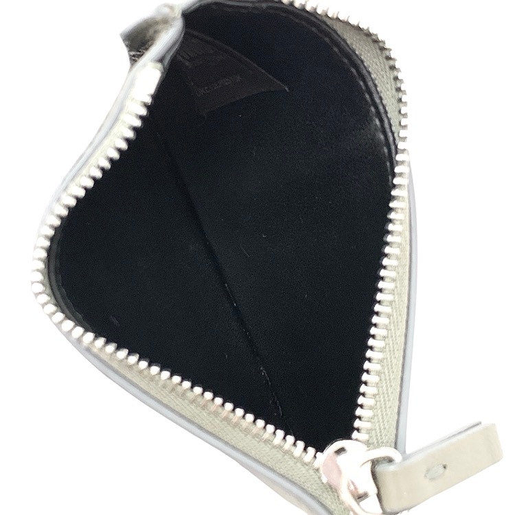 2024AW MM6 Maison Margiela エムエムシックス Numeric Signature ジップカードホルダー グレー SA5UI0011P4344