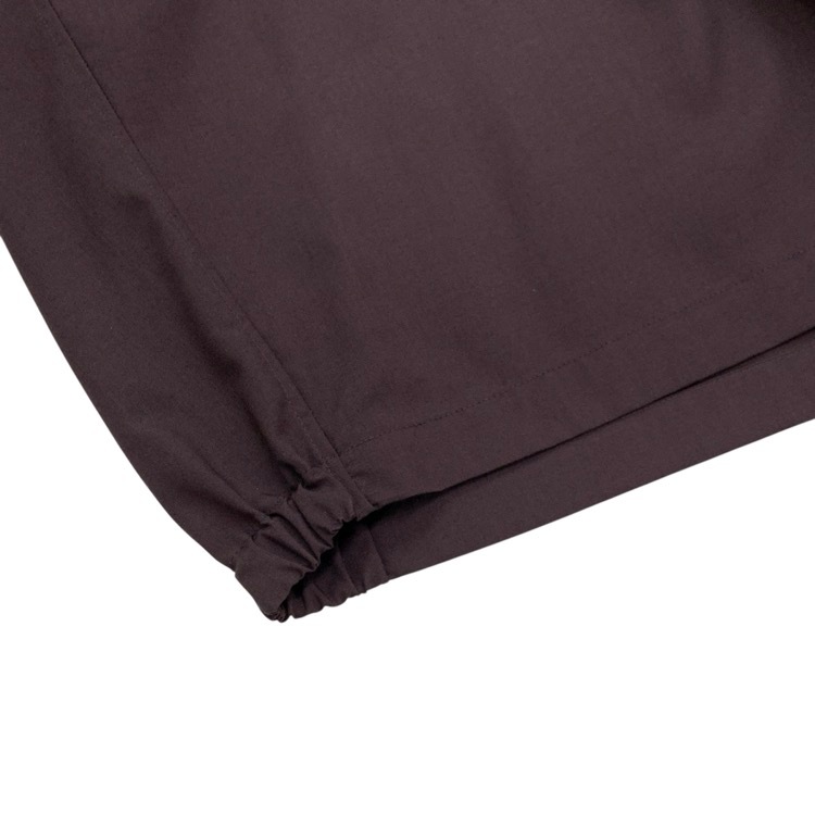 THE RERACS ザ リラクス バックジッププルオーバー ブラウス スタンドカラー マロン 36 23FW-REBL-379L