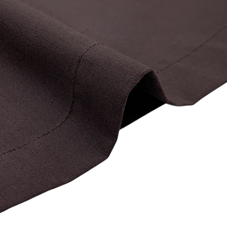 THE RERACS ザ リラクス バックジッププルオーバー ブラウス スタンドカラー マロン 36 23FW-REBL-379L