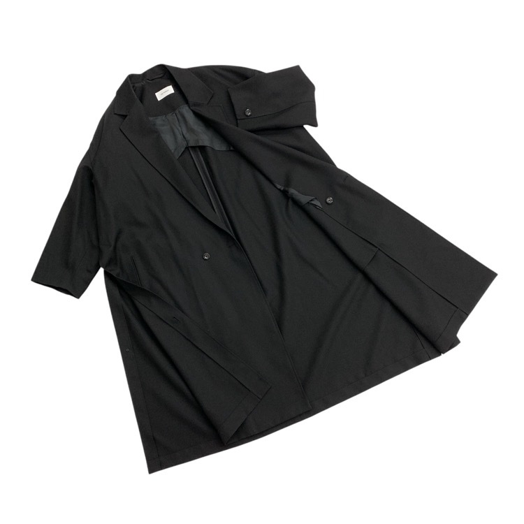THE RERACS ザ リラクス オーバーサイズ チェスターコート ブラック F 23SS-RECT-366L