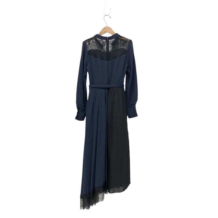 AMERI アメリ ヴィンテージ PLEATS ASYMMETRY DRESS プリーツアシンメトリー ワンピース M 0181530650