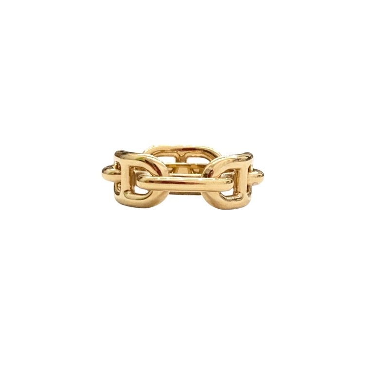HERMES エルメス スカーフリング 90 《レガート》 ゴールド