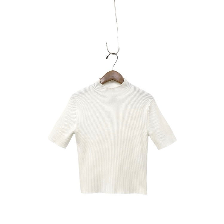 CFCL シーエフシーエル PORTRAIT MOCKNECK SHORT SLEEVE TOP モックネックカットソー F CF008KN108