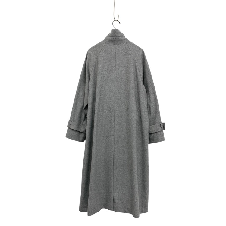 ATON エイトン MERINO COLLEGE FLANNEL RAIL COAT メリノ カレッジ フランネルレール コート グレー 01 SCAGSW0901