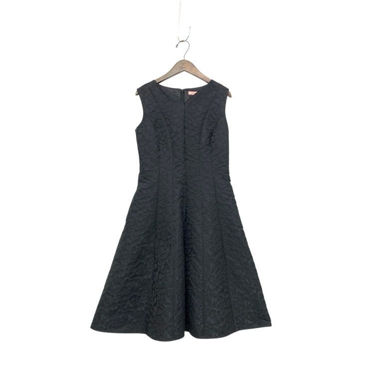 TOCCA トッカ FLOWER MEADOW ドレス フラワージャガードワンピース ブラック 0 OPTOSA0140