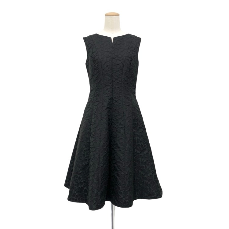 TOCCA トッカ FLOWER MEADOW ドレス フラワージャガードワンピース ブラック 0 OPTOSA0140