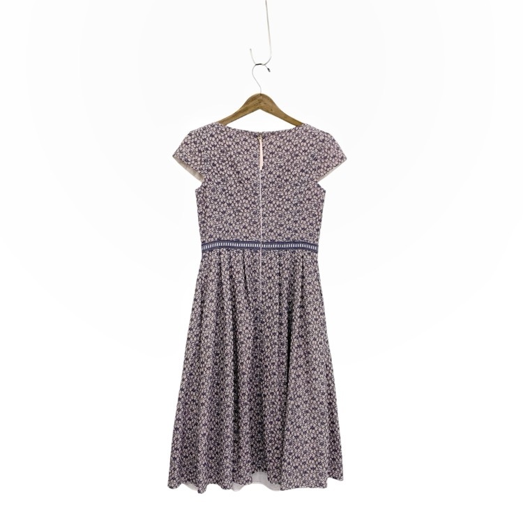 TOCCA トッカ MEMORY OF LACE ドレス ワンピース グレー ピンク 2 OPTOGA0315