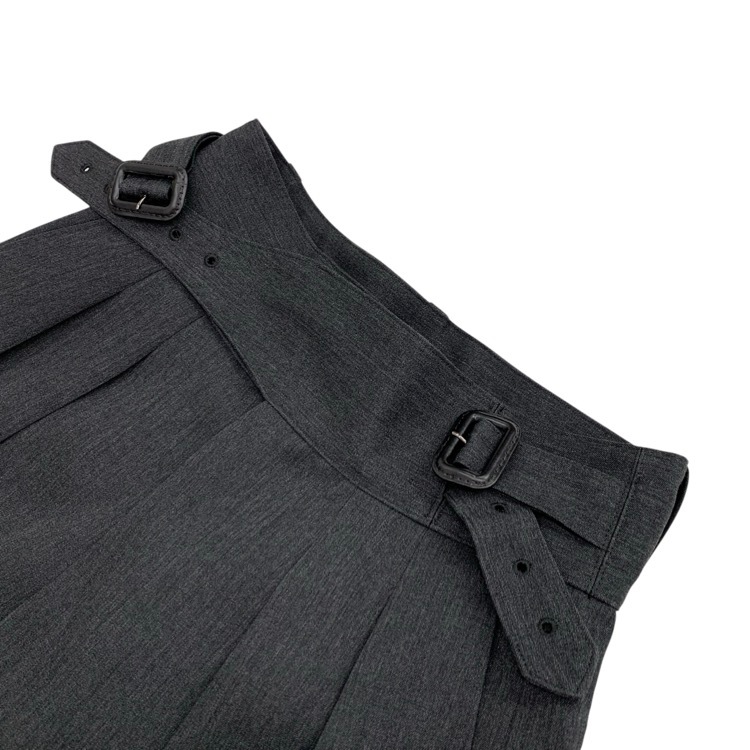 THE RERACS ザ リラクス THE GURKHA グルカ スラックス タックワイドパンツ グレー 36 22SS-REPT-133L