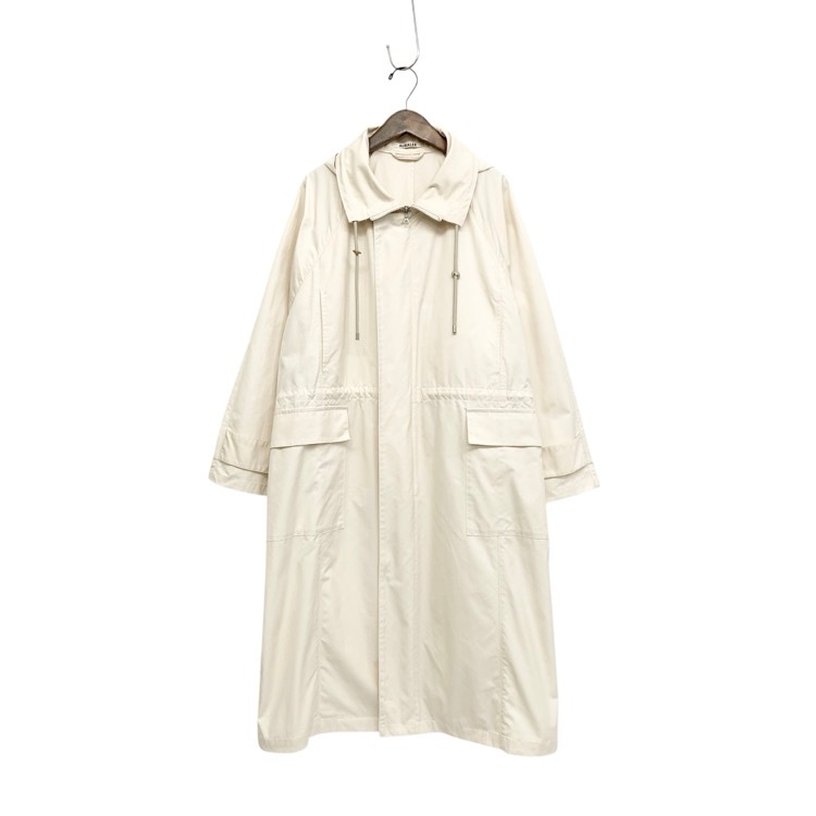 AURALEE オーラリー HIGH DENSITY COTTON POLYESTER CLOTH HOODED COAT フード付きロング コート A23SC03PC