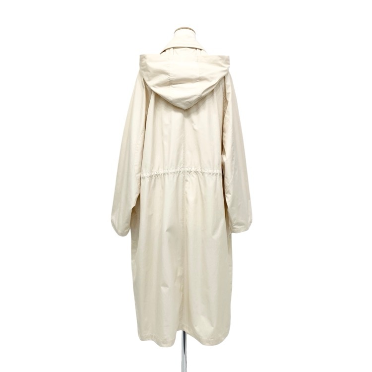 AURALEE オーラリー HIGH DENSITY COTTON POLYESTER CLOTH HOODED COAT フード付きロング コート A23SC03PC