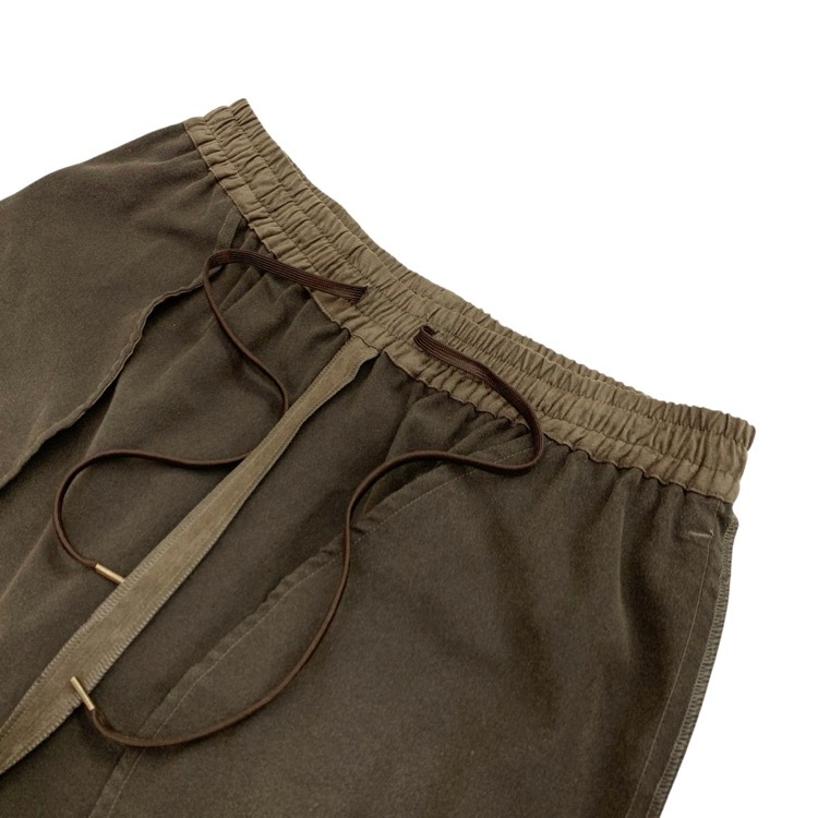 Curensology カレンソロジー フェイクスウェードバルーン パンツ ダークブラウン F CL505108ER