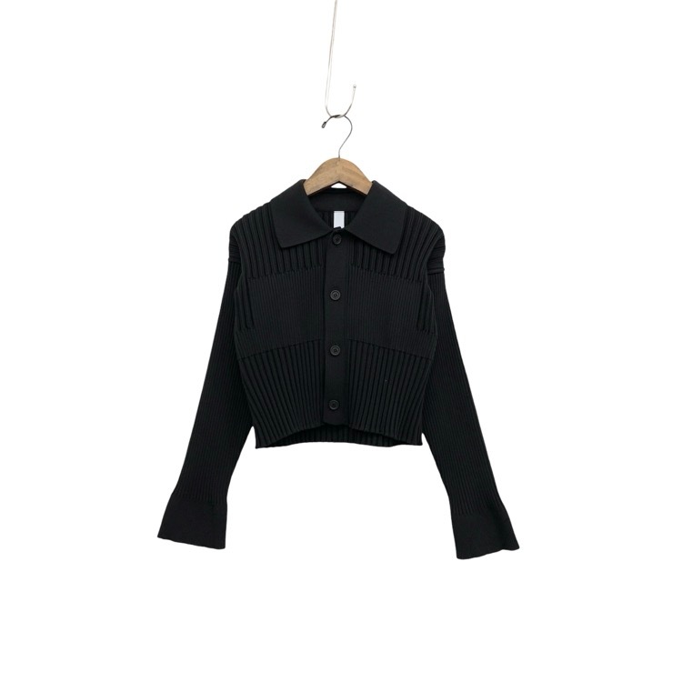 CFCL シーエフシーエル FLUTED CROPPED SHIRT CARDIGAN フルーテッドクロップド カーディガン CF006KE013