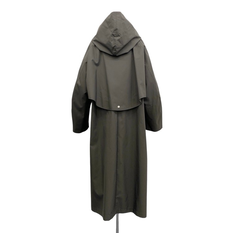 THE RERACS ザ リラクス フーデットトレンチコート グレー F 24SS-RECT-405L