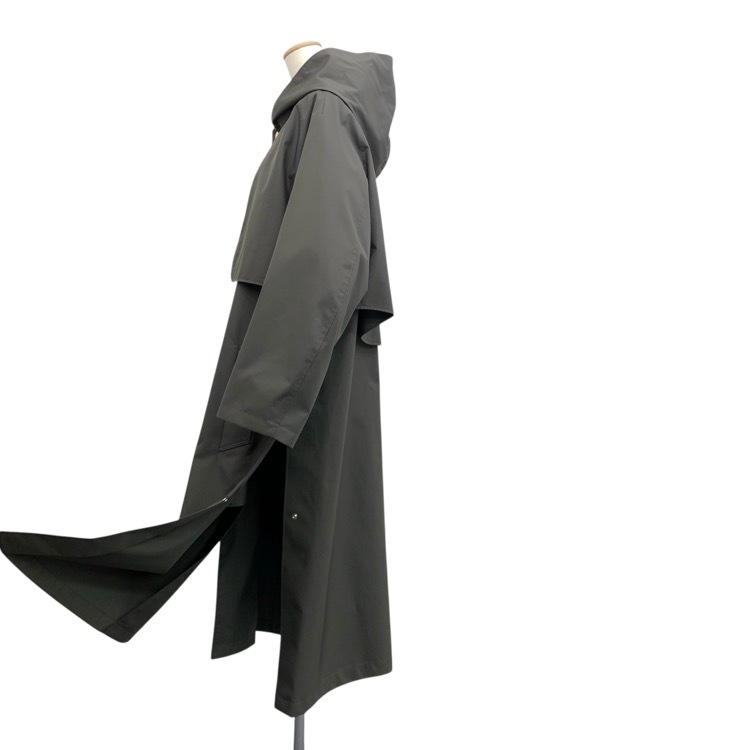 THE RERACS ザ リラクス フーデットトレンチコート グレー F 24SS-RECT-405L