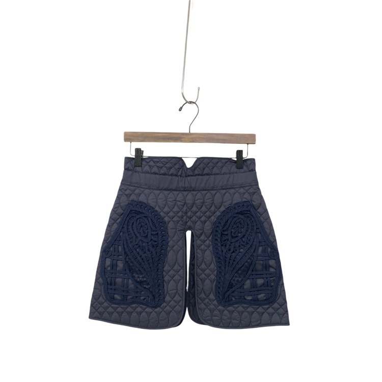 Mame Kurogouchi マメクロゴウチ Cording Embroidery Quilted Wrapped Skirt 刺繍スカート MM25SS-AC012