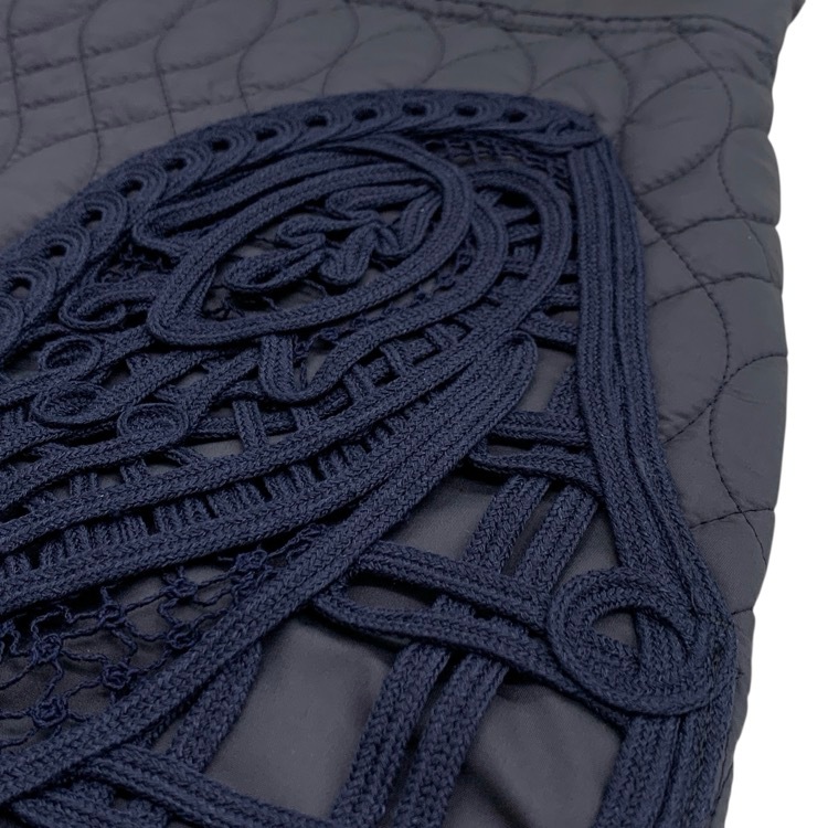 Mame Kurogouchi マメクロゴウチ Cording Embroidery Quilted Wrapped Skirt 刺繍スカート MM25SS-AC012