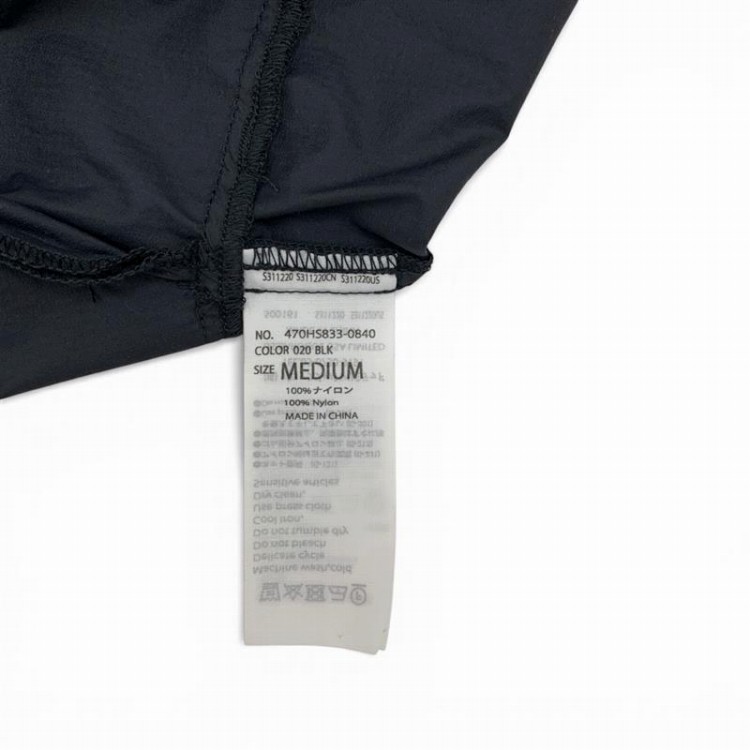 nagonstans ナゴンスタンス super lightweight baloon-sleeves dress スーパーライトウェイトバルーンスリーブワンピース ブラック M 470HS833-0840