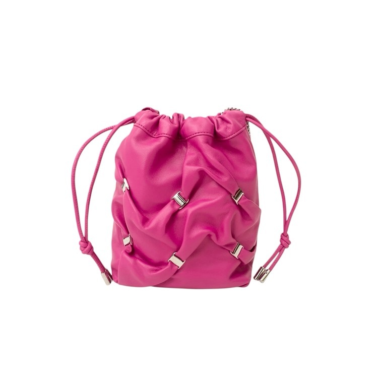 FERRAGAMO フェラガモ ヴァラ ミニバッグ チェーンショルダー フーシャ 220838 780181