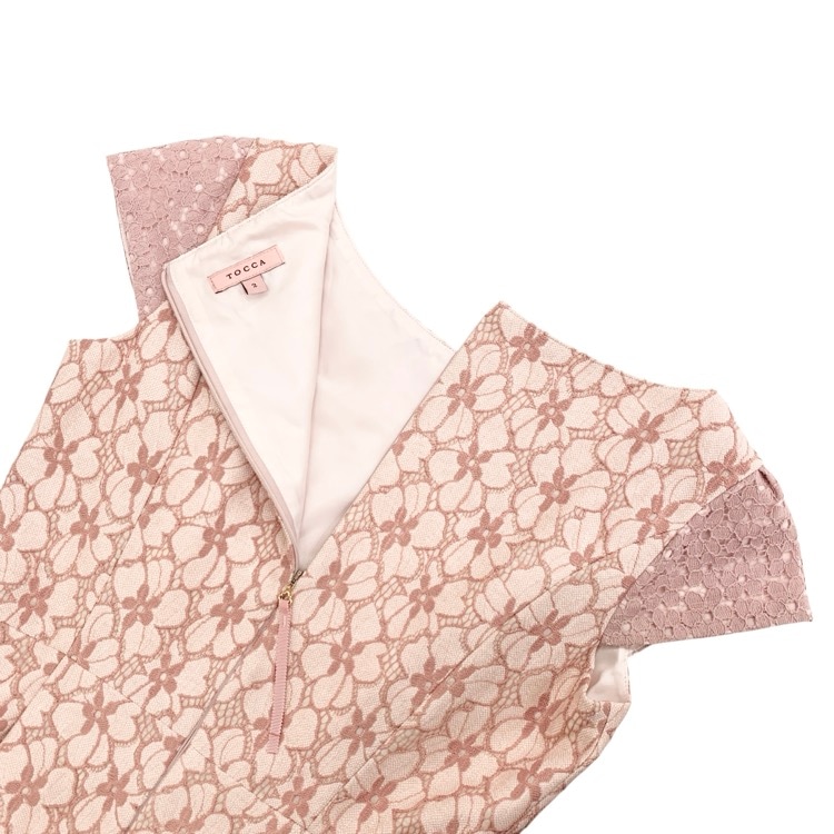 TOCCA トッカ SWEET MARGALET ドレス ワンピース ピンク 2 OPTOCA0391