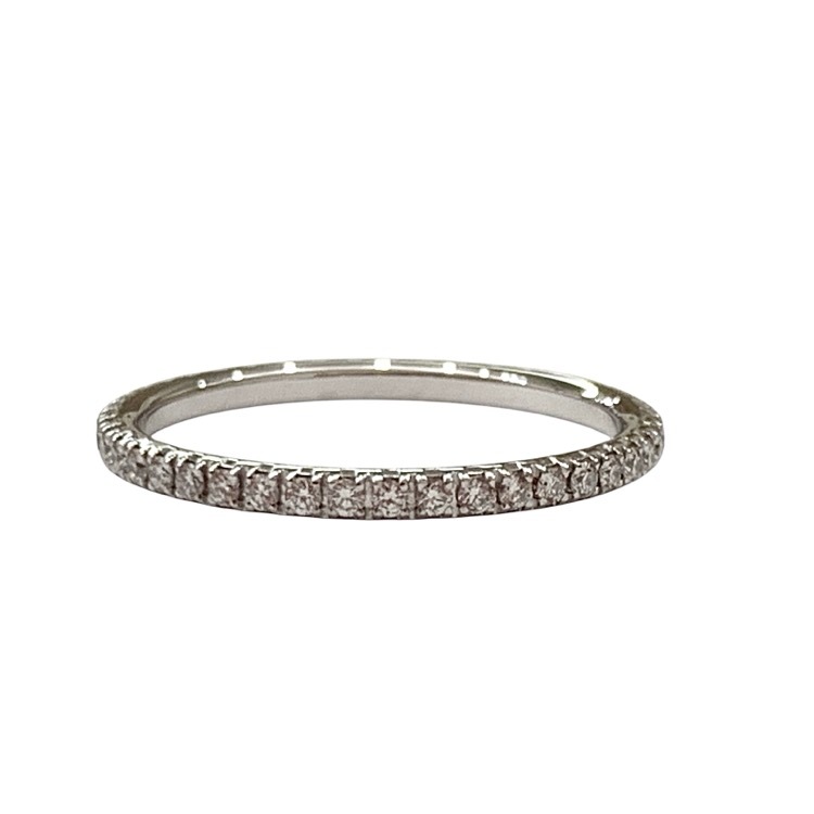 BOUCHERON ブシュロン エピュール ダイヤモンド リング ラウンドカット ダイヤモンド45石（計0.26カラット）K18WG 49 JAL0118
