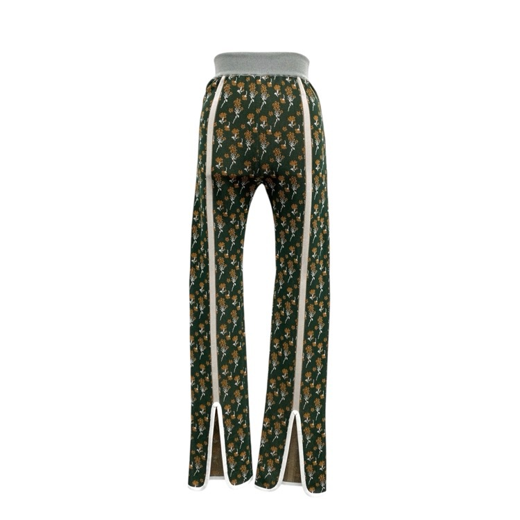 Mame Kurogouchi マメクロゴウチ Pedicel Knitted Pants 三越伊勢丹限定 小花柄ニットパンツ MM23SS-KN505
