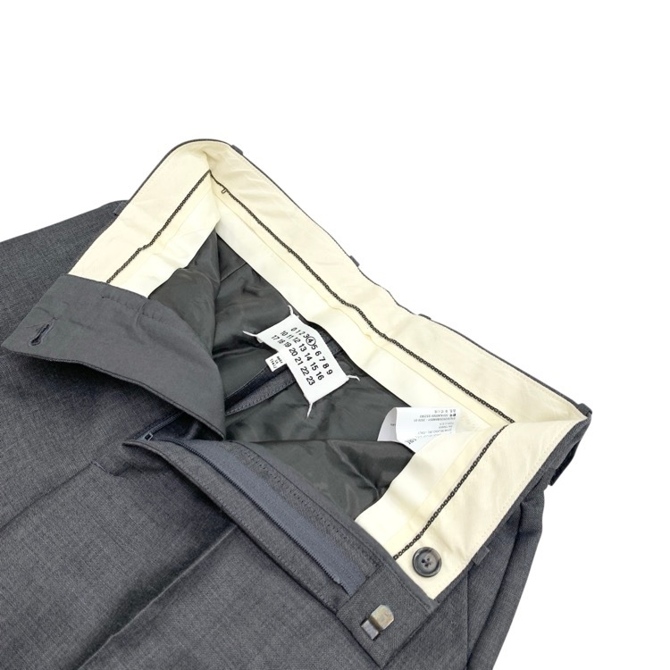 Maison Margiela メゾンマルジェラ スラックスワイド パンツ グレー 36 S51KA0500