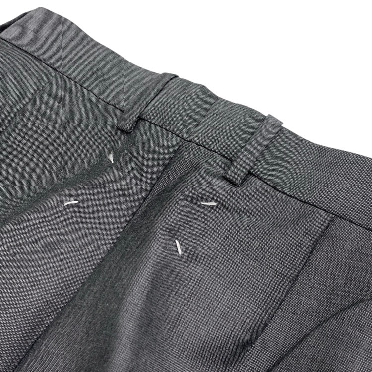 Maison Margiela メゾンマルジェラ スラックスワイド パンツ グレー 36 S51KA0500