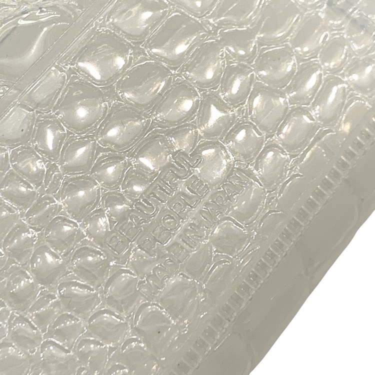 beautiful people ビューティフルピープル nothing to hide vinyl mini wallet PVCミニウォレット 財布 ホワイト F 1626512003