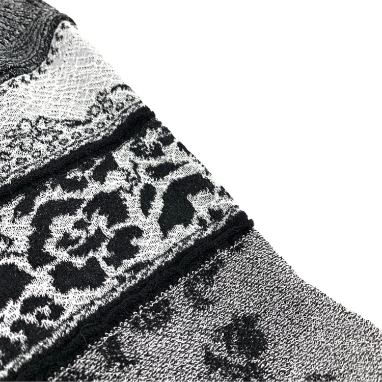 マメクロゴウチ フローラルジャカードニットキャミソール 黒 2 Mame Kurogouchi マメクロゴウチ Floral Jacquard Knit Camisole Top