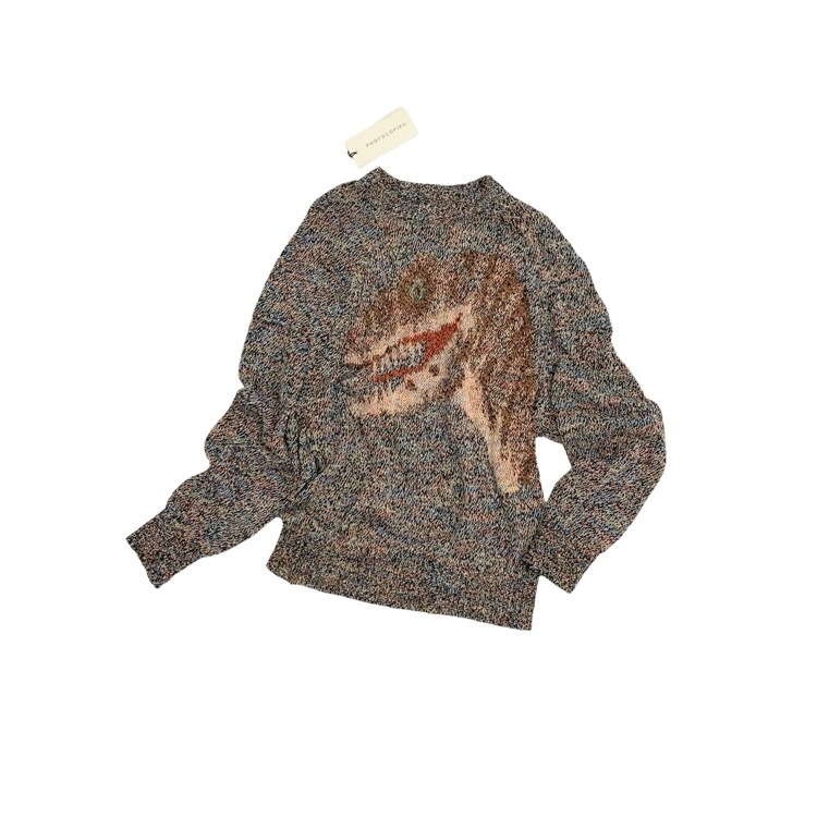 PHOTOCOPIEU フォトコピュー CREMENCE DINO KNIT 恐竜ニット セーター マルチ TU 212CMC