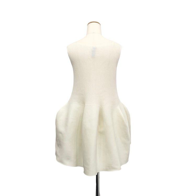 CFCL シーエフシーエル POTTERY CUPRO SLEEVELESS TOP ポッタリースリーブレスニットトップス キャミソール ホワイト F CF006KN003