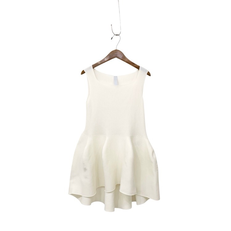 CFCL シーエフシーエル POTTERY CUPRO SLEEVELESS TOP ポッタリースリーブレスニットトップス キャミソール ホワイト F CF006KN003
