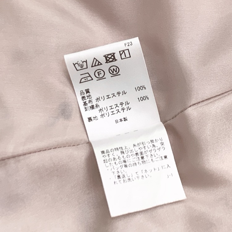 TOCCA トッカ LADY'S EARDROP ドレス ワンピース ベージュ 2 OPTOGA0200