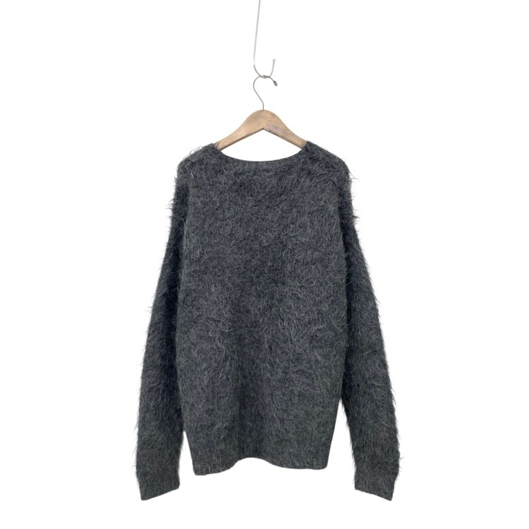 HARUNOBUMURATA ハルノブムラタ MARSHA シャギー ニット プルオーバー チャコール 36 HM25W1021-AGI19