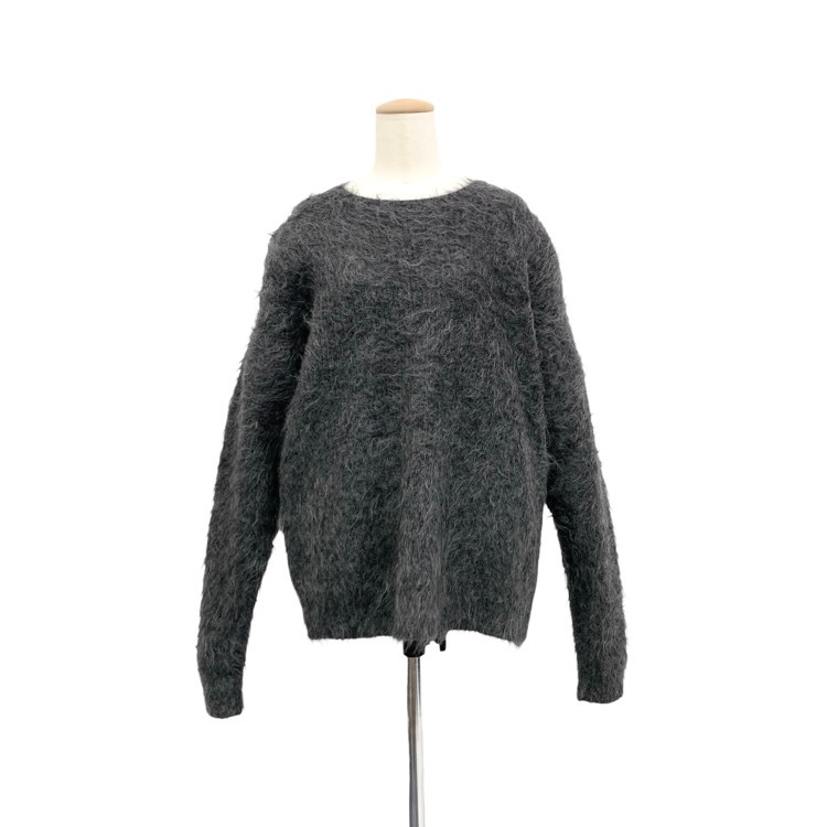 HARUNOBUMURATA ハルノブムラタ MARSHA シャギー ニット プルオーバー チャコール 36 HM25W1021-AGI19