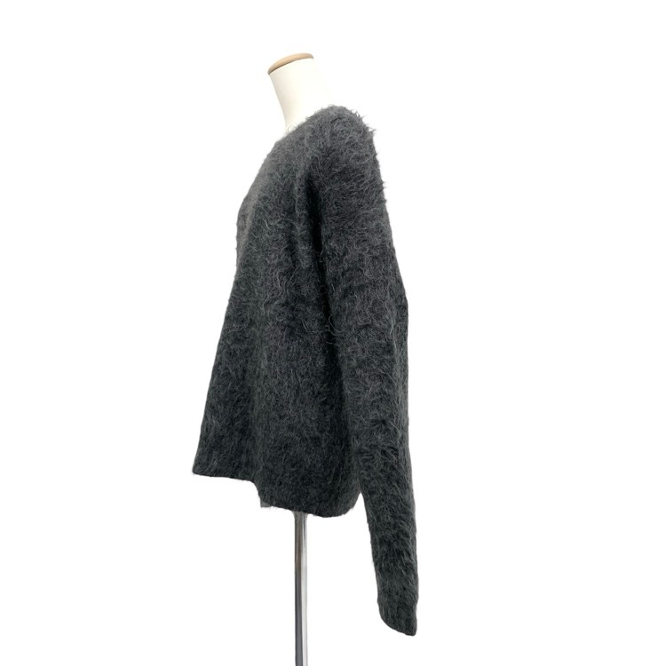 HARUNOBUMURATA ハルノブムラタ MARSHA シャギー ニット プルオーバー チャコール 36 HM25W1021-AGI19