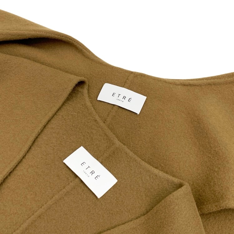 ETRE TOKYO エトレトウキョウ フーディーストールリバーコート ベージュ M 1221500045-0