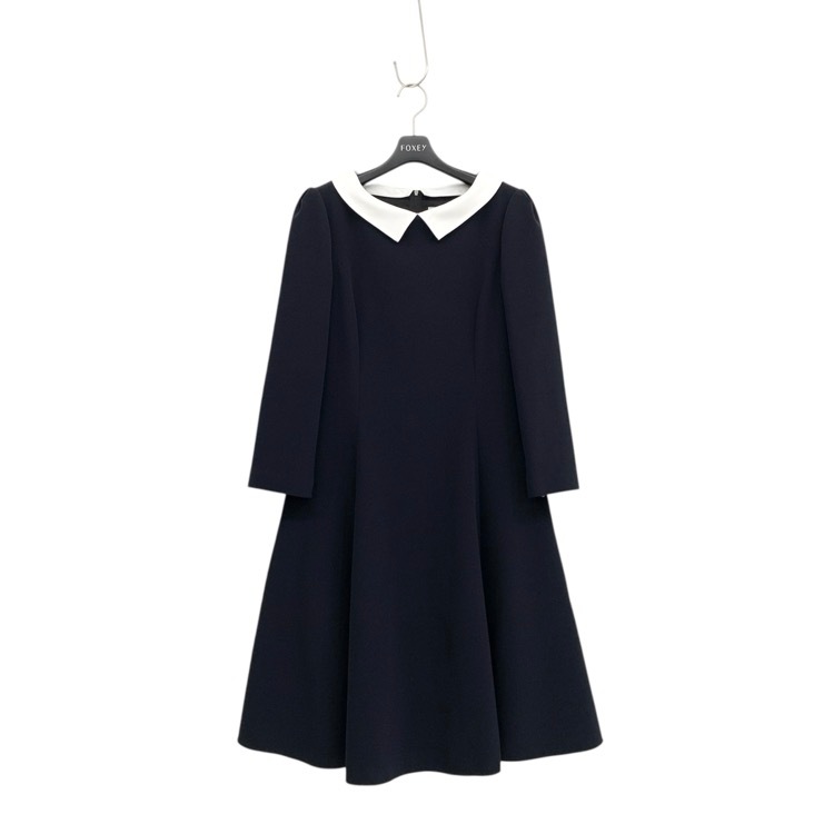 FOXEY NEWYORK フォクシー ニュースタンダードドレス ワンピース ミッドナイトブルー 40 44415-NSOOE