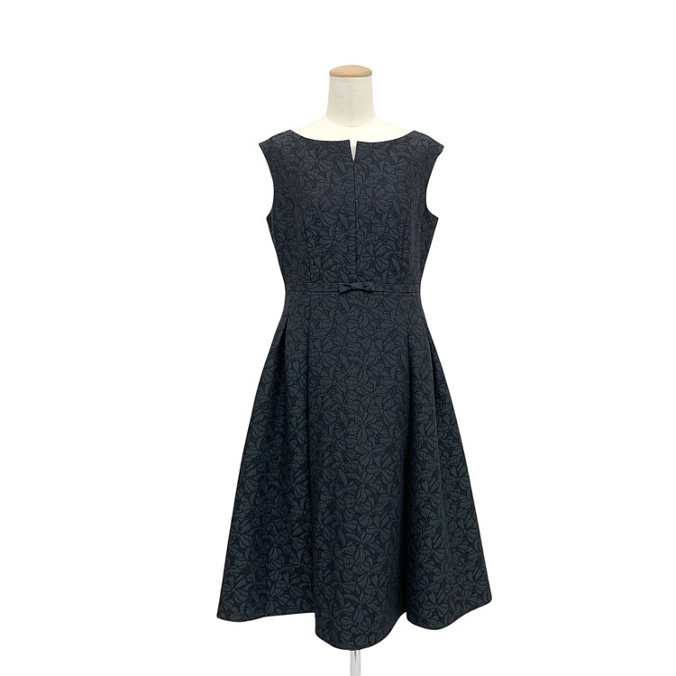 TOCCA トッカ IBBON LABYRINTH JACQUARD ドレス ワンピース ブラック 2 OPTOCA0850