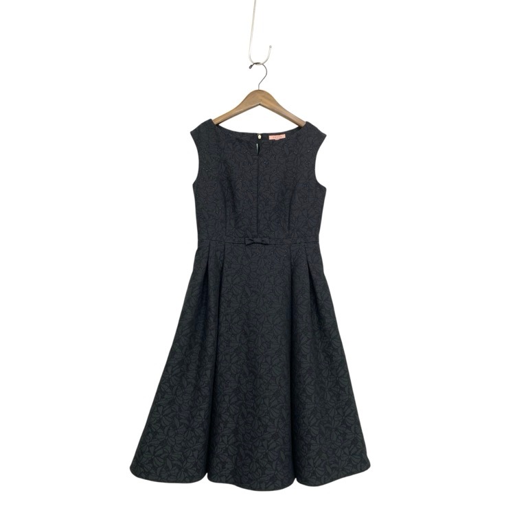 TOCCA トッカ IBBON LABYRINTH JACQUARD ドレス ワンピース ブラック 2 OPTOCA0850
